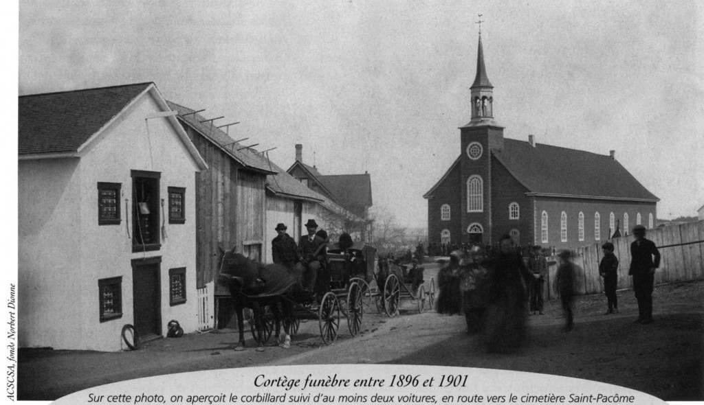 Cortège funèbre 1896-1901 - Municipalité Saint-Pacôme