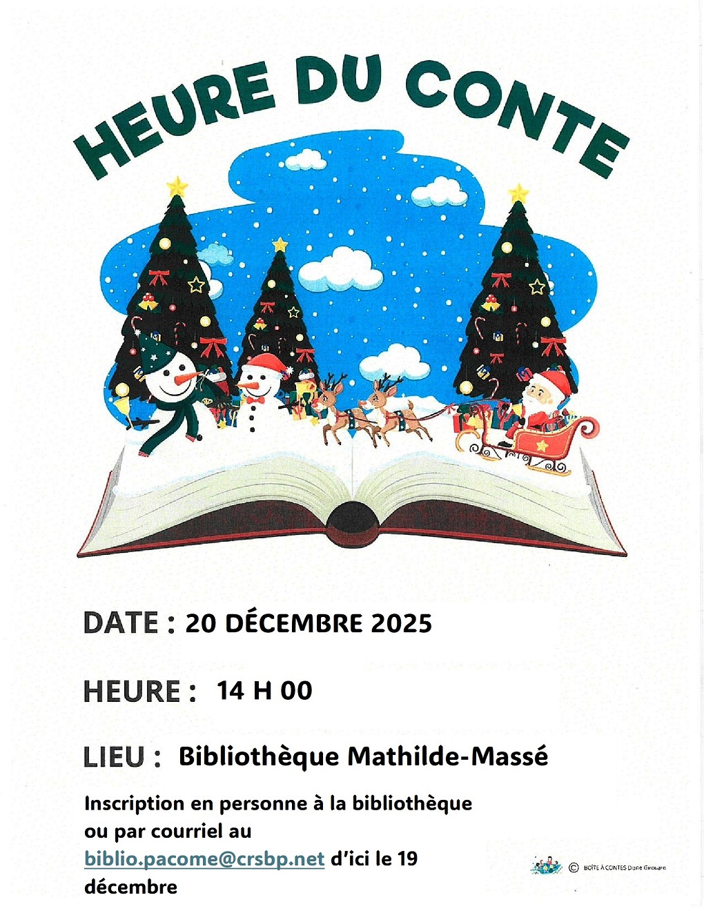 Heure du conte de Noël