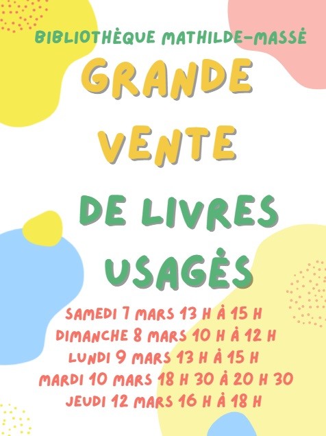 Vente de livres usagés